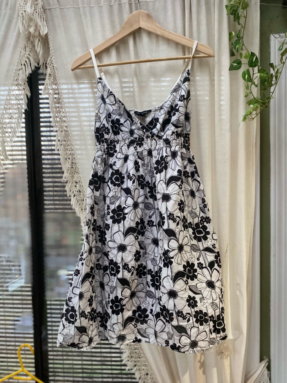 Black & White Floral Sundress